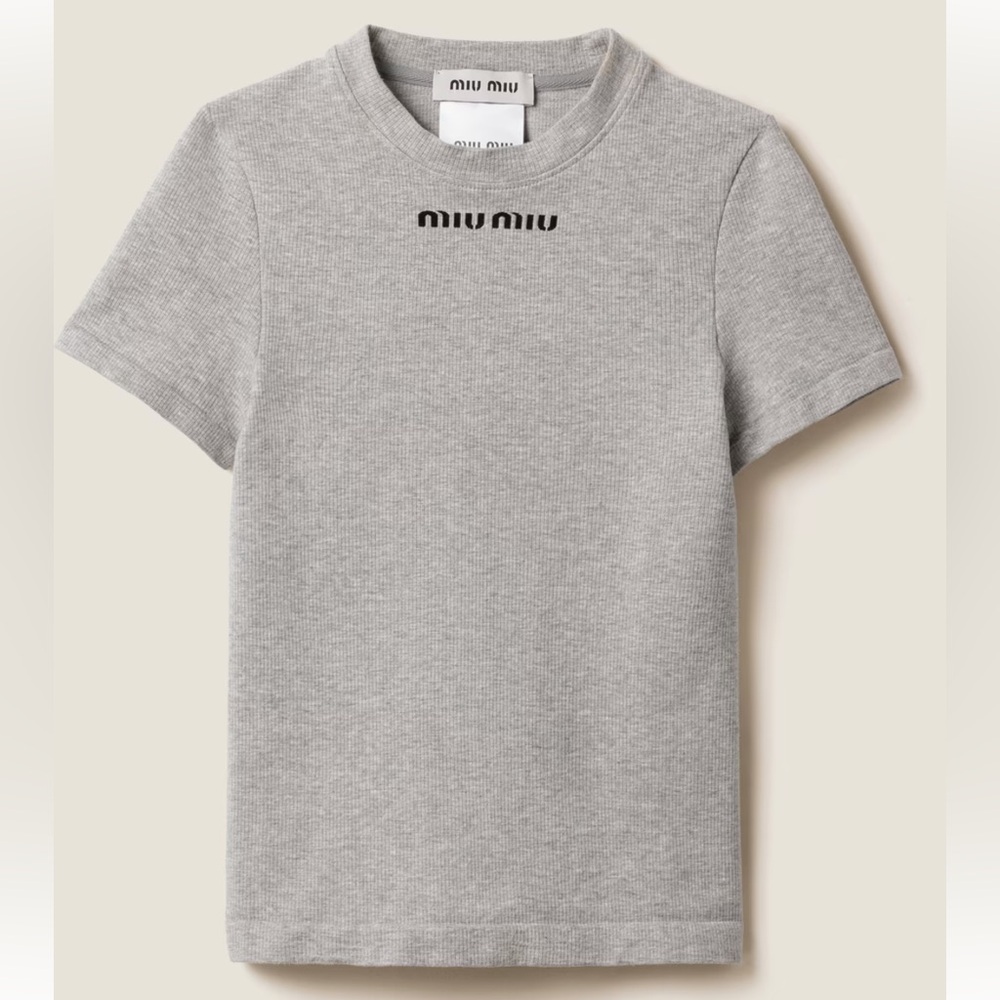 Miu Miu mélange tshirt
